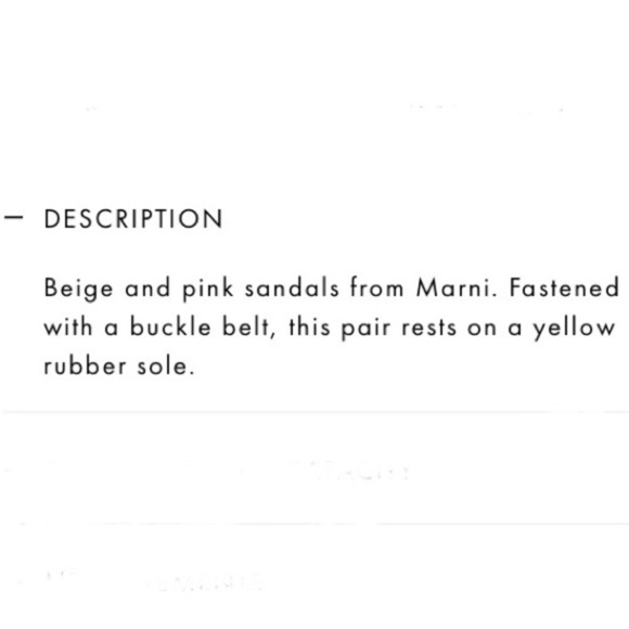 Marni Leather Beige/Hot Pink/Black Sandals, 39/8.5 - Picture 2 of 15